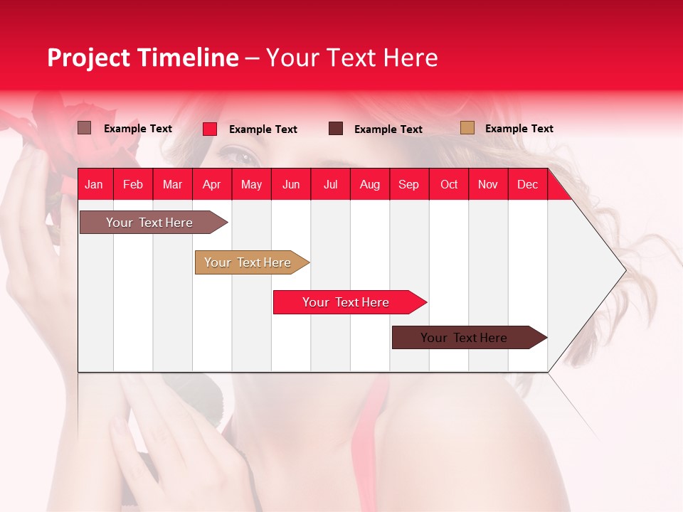 Girl Beautiful Woman PowerPoint Template