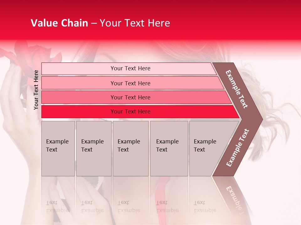 Girl Beautiful Woman PowerPoint Template