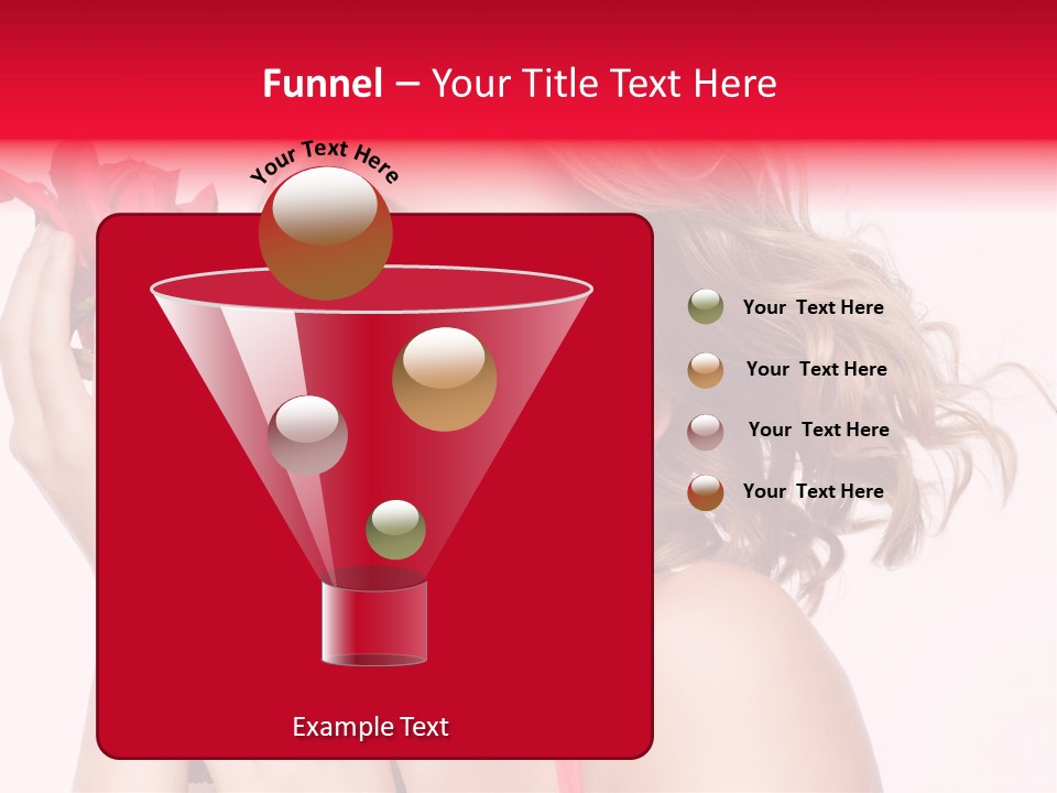 Girl Beautiful Woman PowerPoint Template