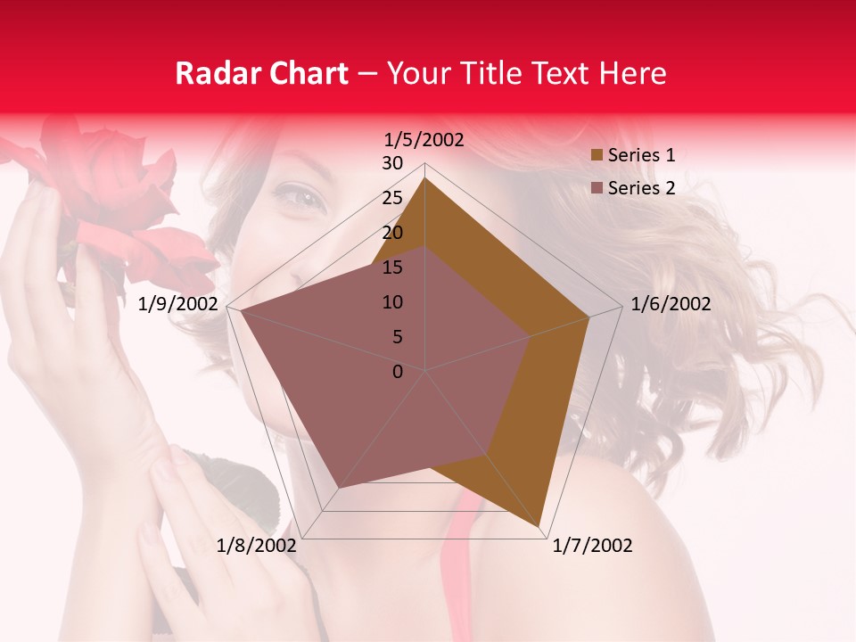 Girl Beautiful Woman PowerPoint Template