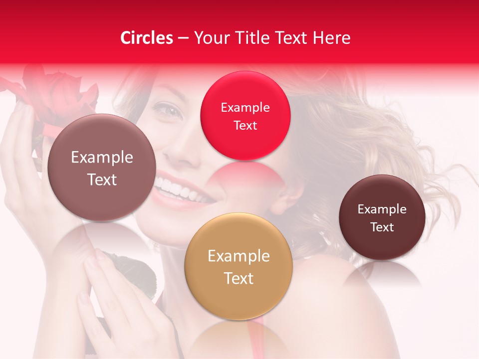 Girl Beautiful Woman PowerPoint Template