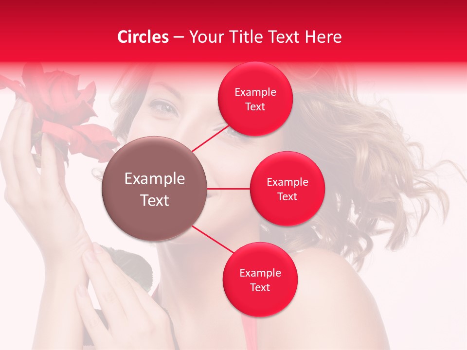 Girl Beautiful Woman PowerPoint Template