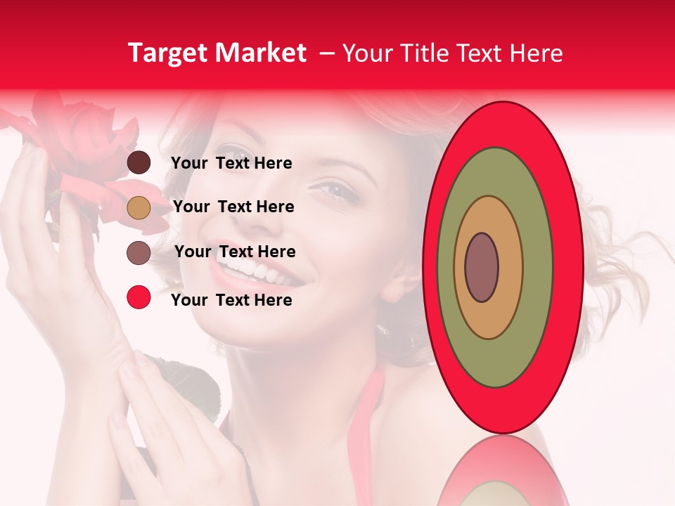 Girl Beautiful Woman PowerPoint Template