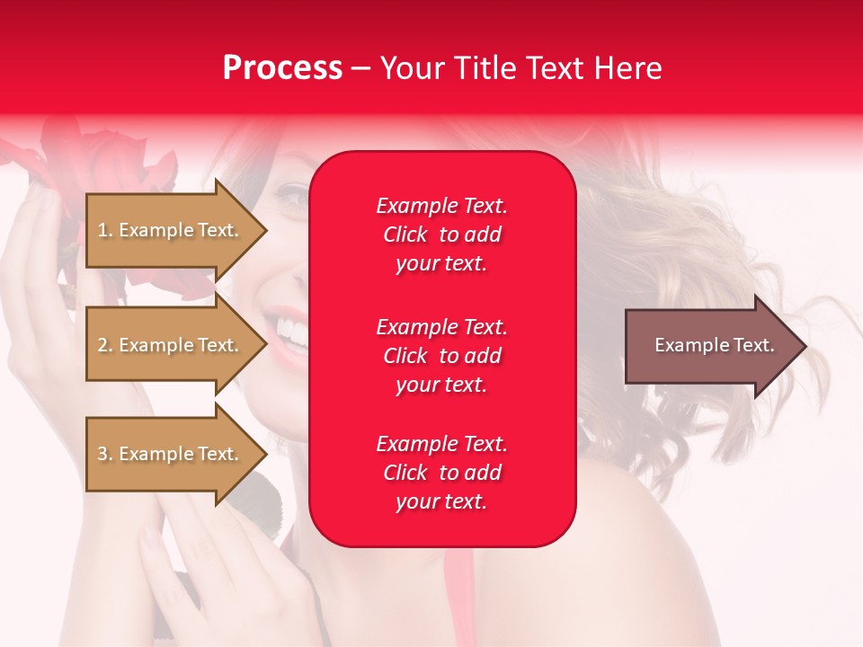 Girl Beautiful Woman PowerPoint Template
