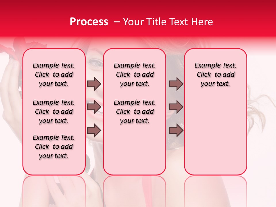 Girl Beautiful Woman PowerPoint Template