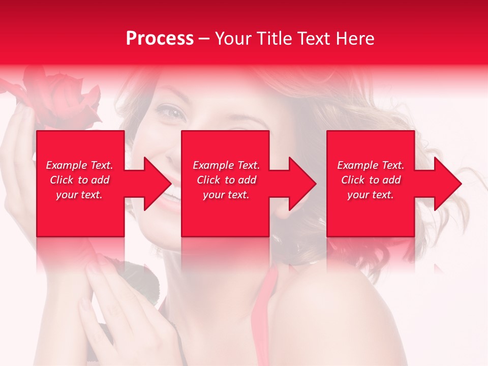 Girl Beautiful Woman PowerPoint Template