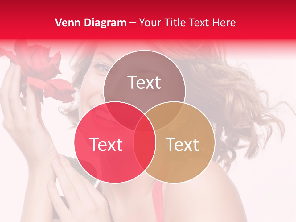 Girl Beautiful Woman PowerPoint Template