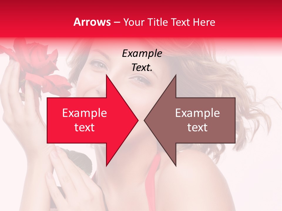 Girl Beautiful Woman PowerPoint Template