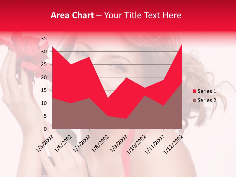 Girl Beautiful Woman PowerPoint Template