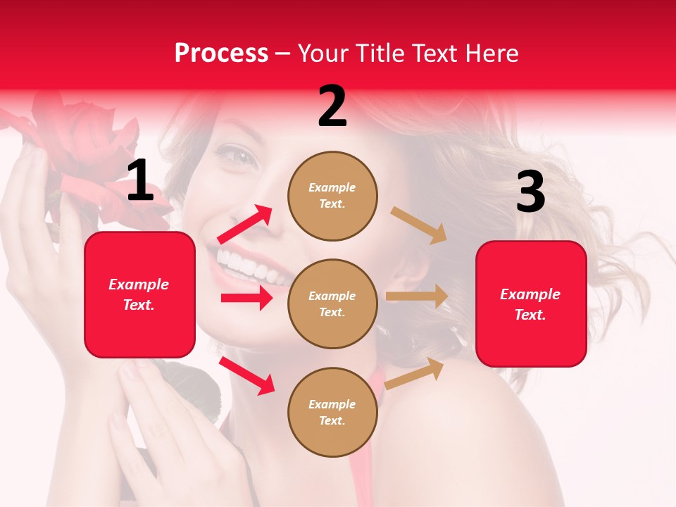 Girl Beautiful Woman PowerPoint Template