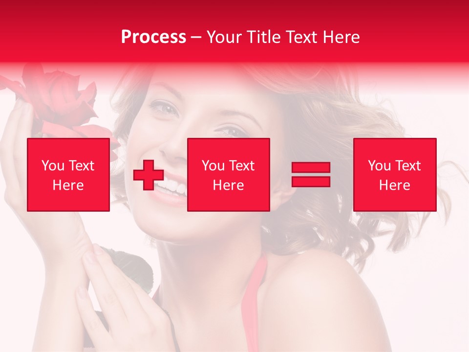 Girl Beautiful Woman PowerPoint Template