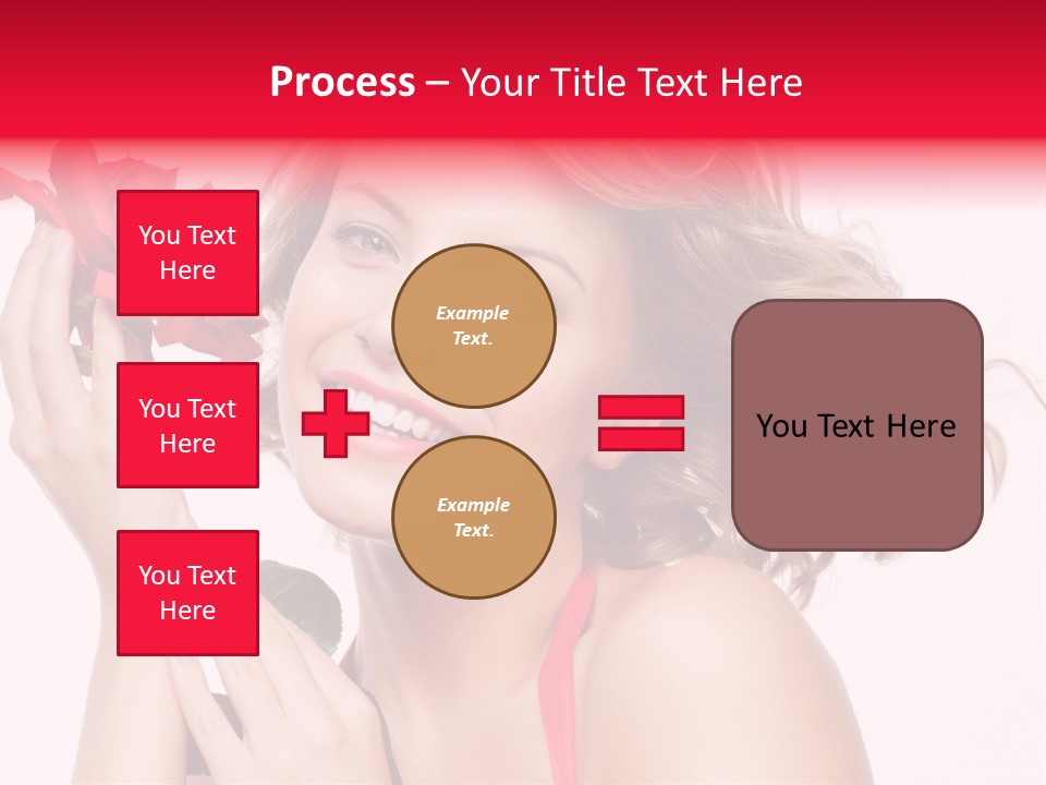 Girl Beautiful Woman PowerPoint Template