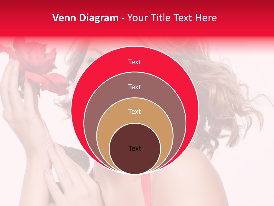 Girl Beautiful Woman PowerPoint Template