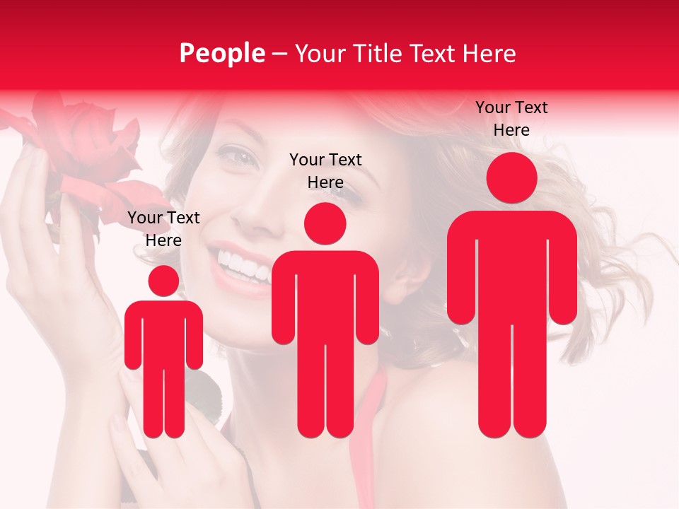 Girl Beautiful Woman PowerPoint Template