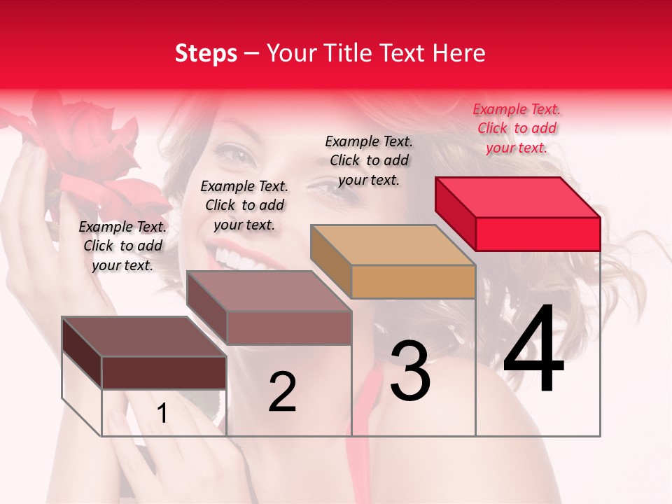 Girl Beautiful Woman PowerPoint Template