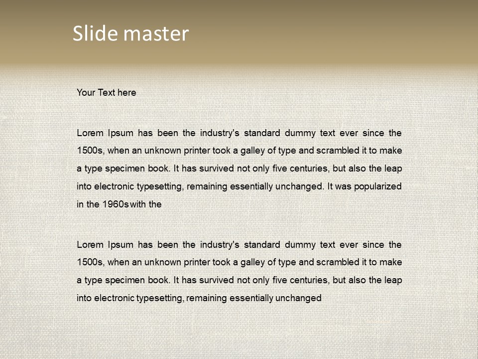 Empty Textured Scrap PowerPoint Template