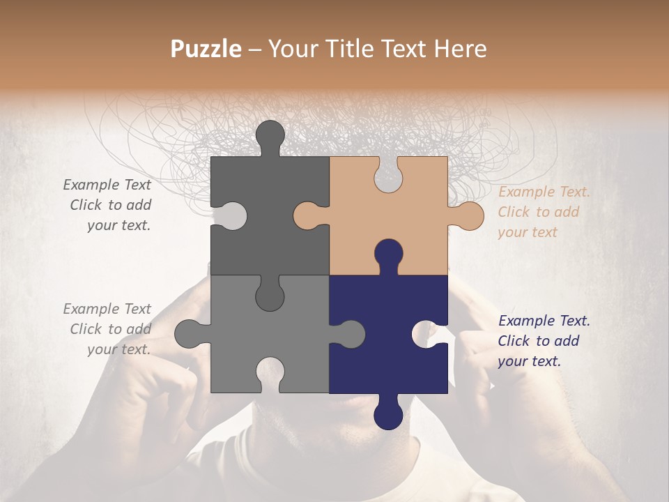 Headache Mess Tired PowerPoint Template