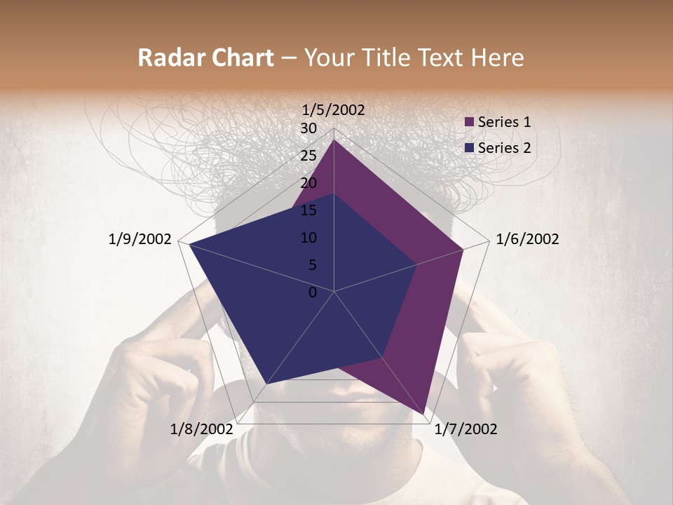 Headache Mess Tired PowerPoint Template