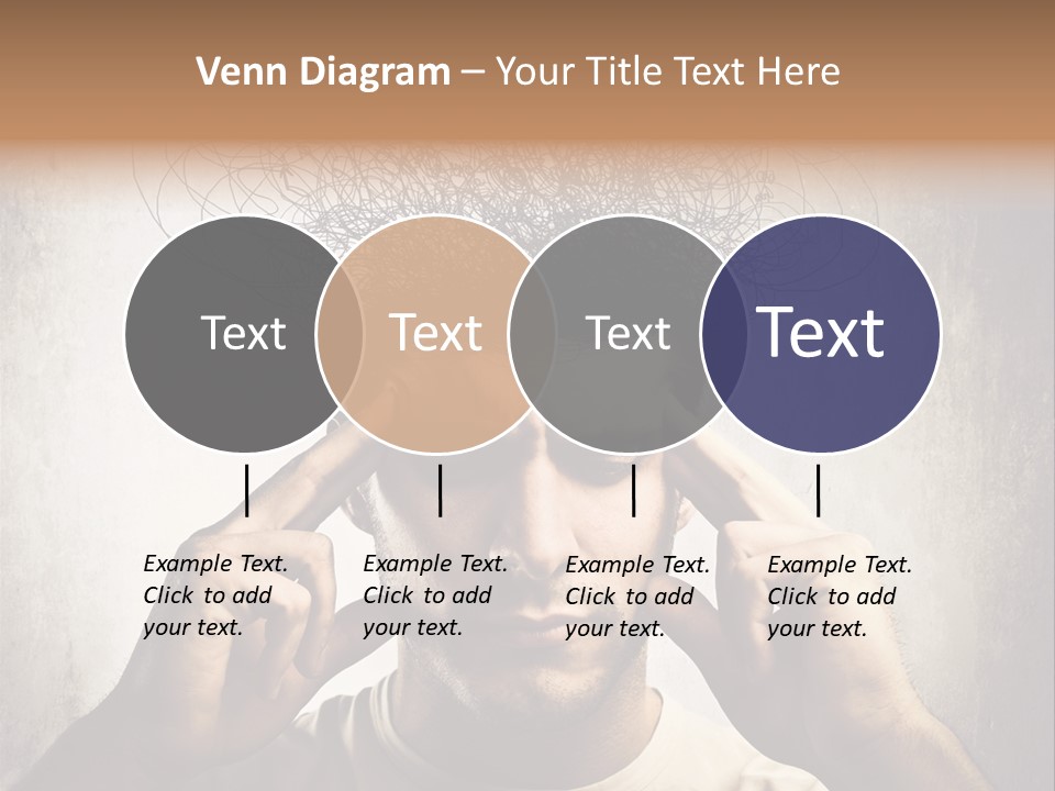Headache Mess Tired PowerPoint Template