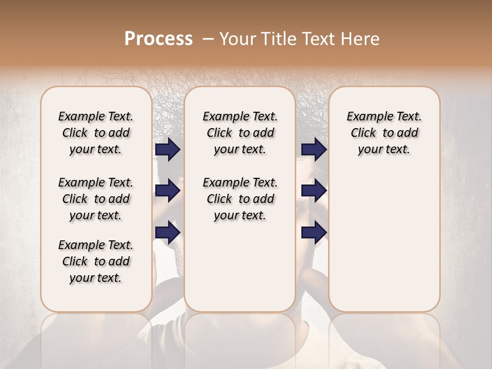 Headache Mess Tired PowerPoint Template
