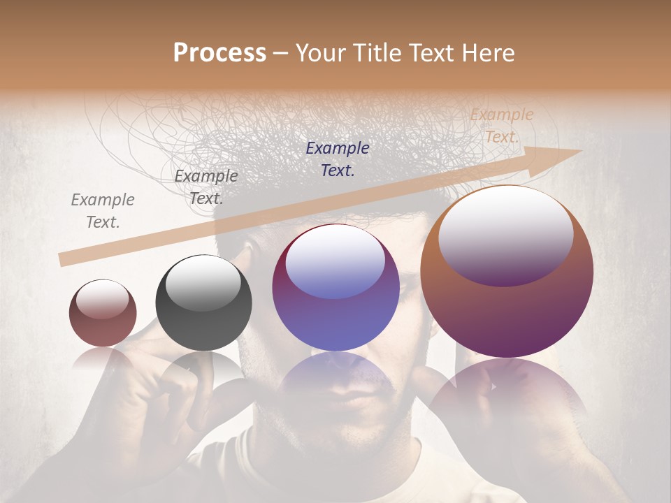 Headache Mess Tired PowerPoint Template