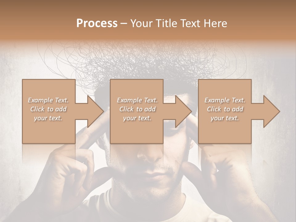 Headache Mess Tired PowerPoint Template