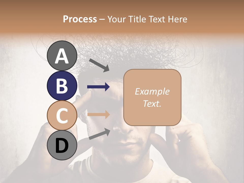 Headache Mess Tired PowerPoint Template