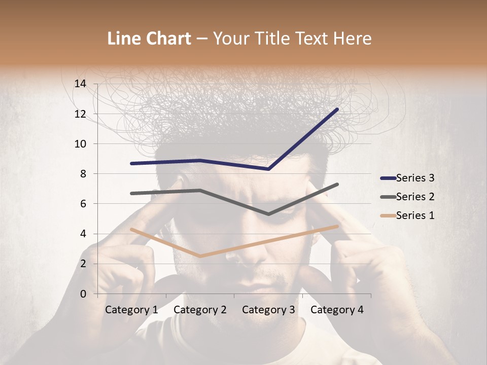 Headache Mess Tired PowerPoint Template