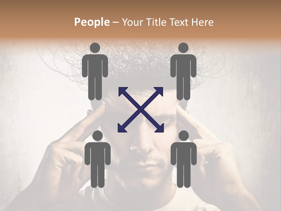 Headache Mess Tired PowerPoint Template