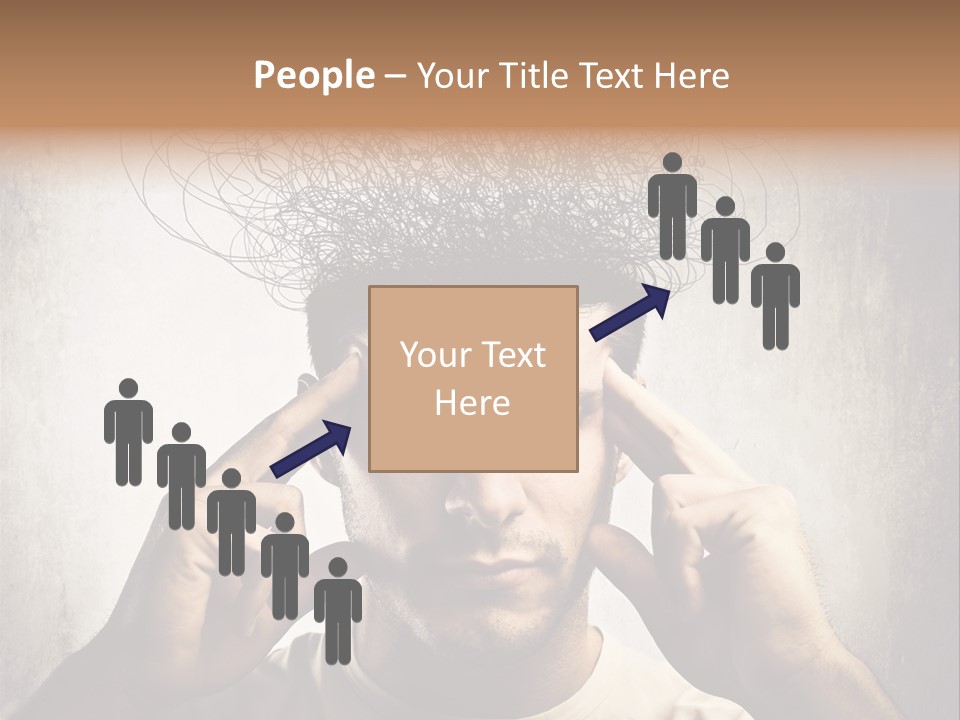 Headache Mess Tired PowerPoint Template