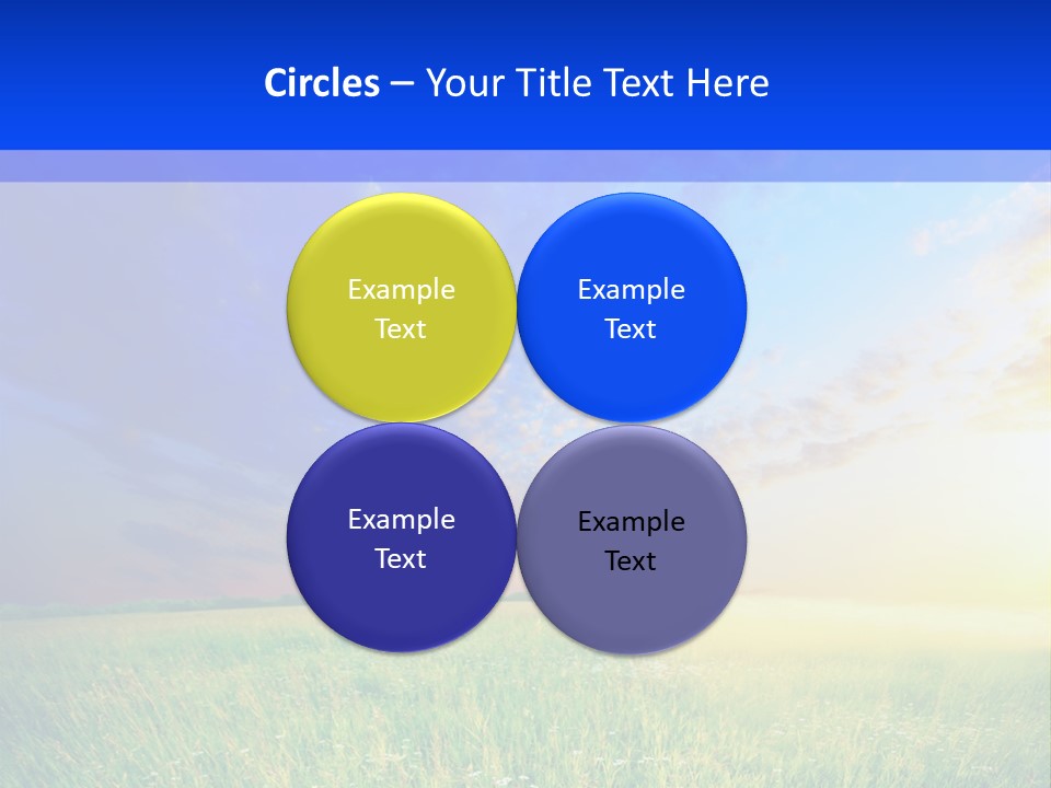Sunlight Descriptive Backgrounds PowerPoint Template
