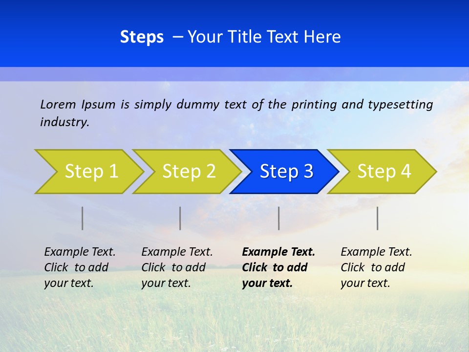 Sunlight Descriptive Backgrounds PowerPoint Template