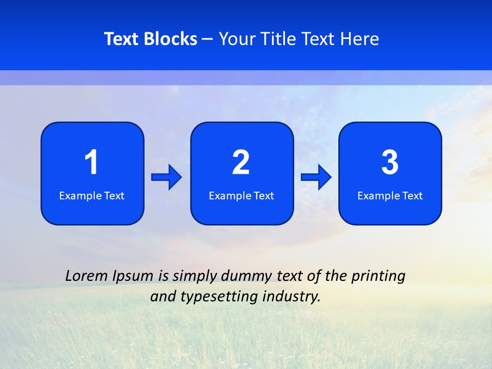 Sunlight Descriptive Backgrounds PowerPoint Template