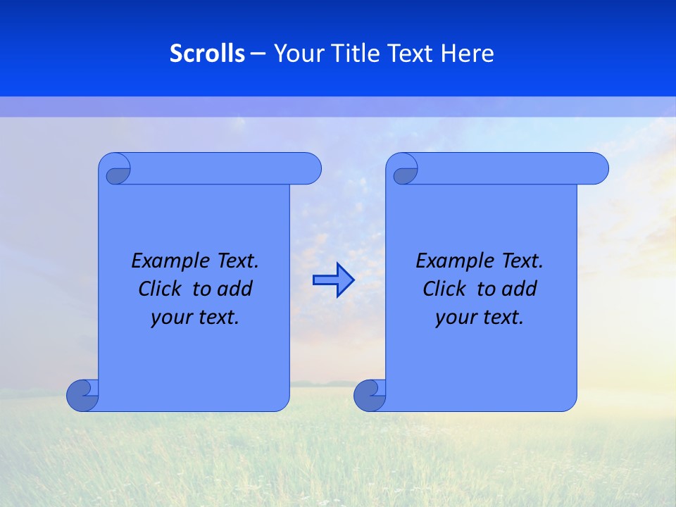 Sunlight Descriptive Backgrounds PowerPoint Template