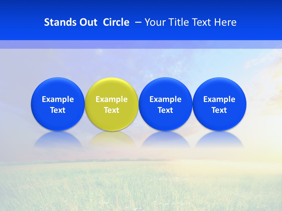 Sunlight Descriptive Backgrounds PowerPoint Template