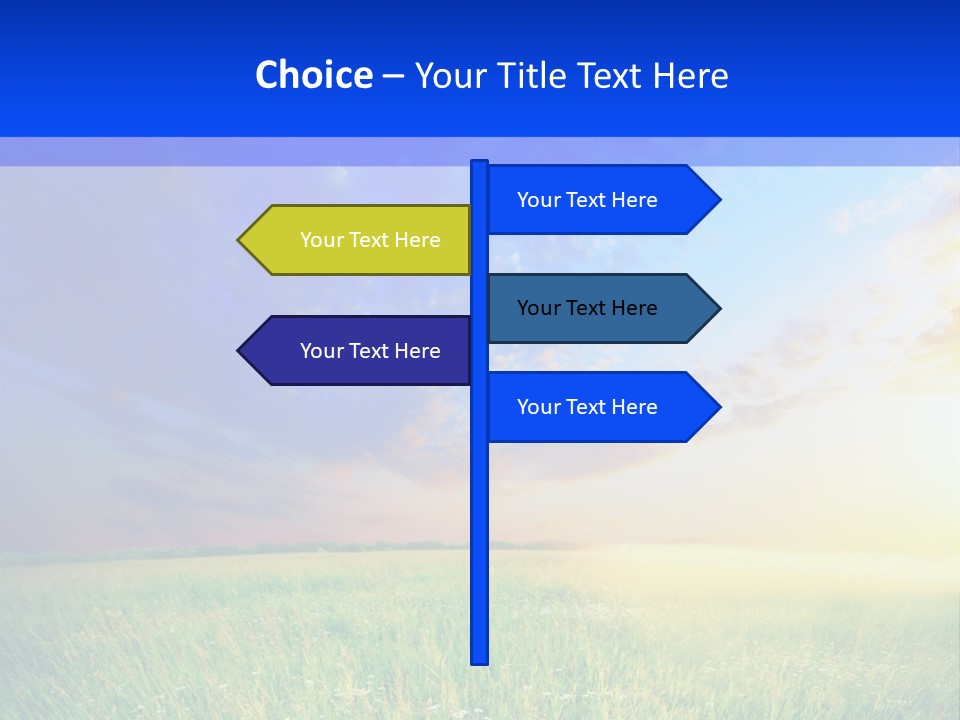 Sunlight Descriptive Backgrounds PowerPoint Template