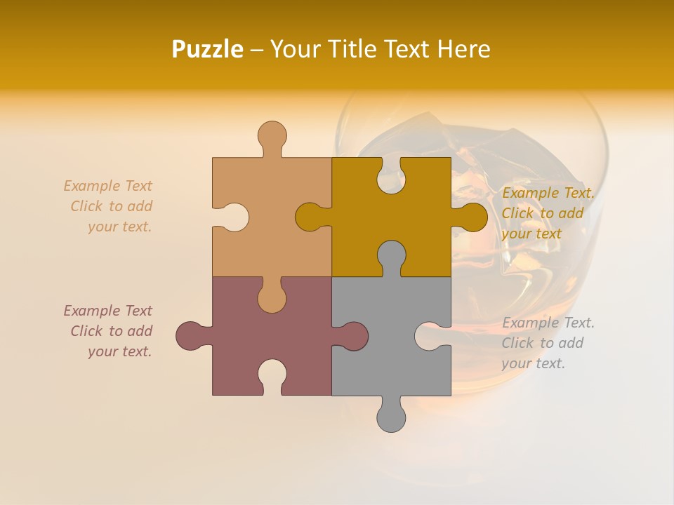 Alcohol Nobody Drink PowerPoint Template