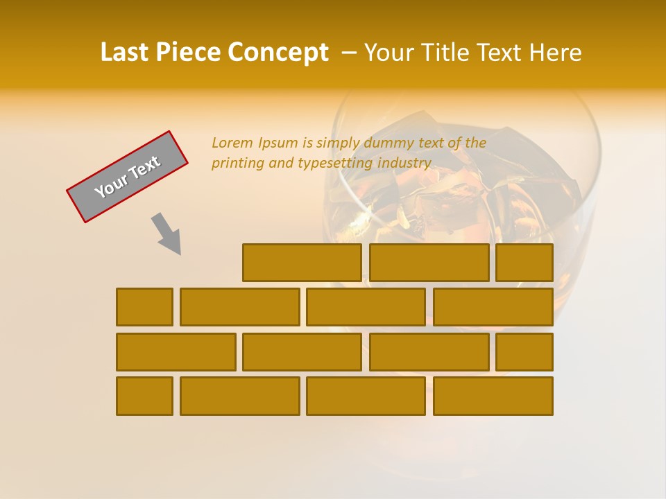 Alcohol Nobody Drink PowerPoint Template