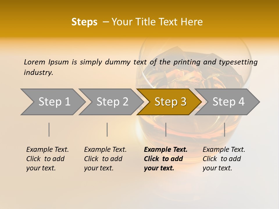 Alcohol Nobody Drink PowerPoint Template
