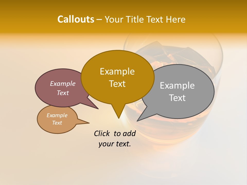 Alcohol Nobody Drink PowerPoint Template