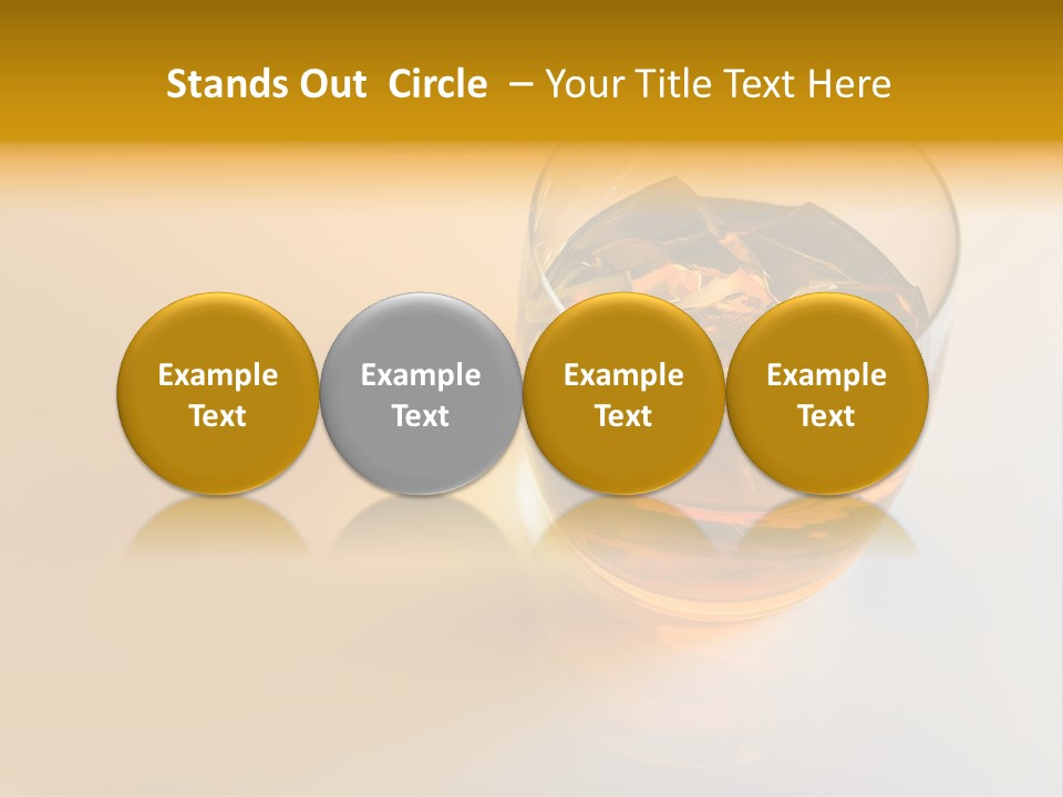 Alcohol Nobody Drink PowerPoint Template