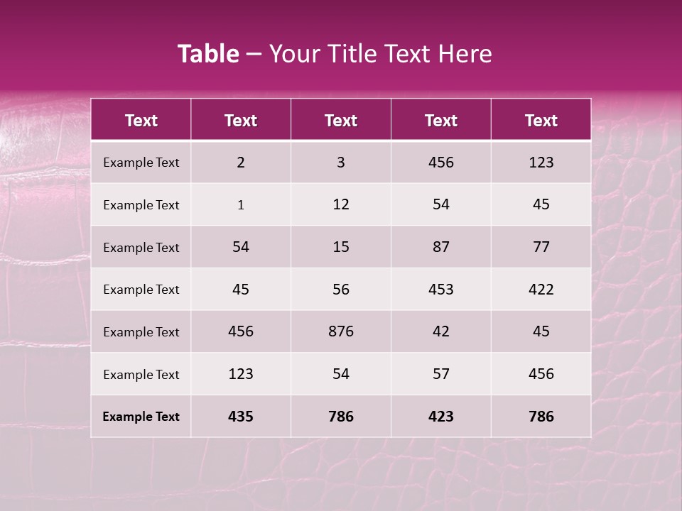 Effect Skin Textured PowerPoint Template