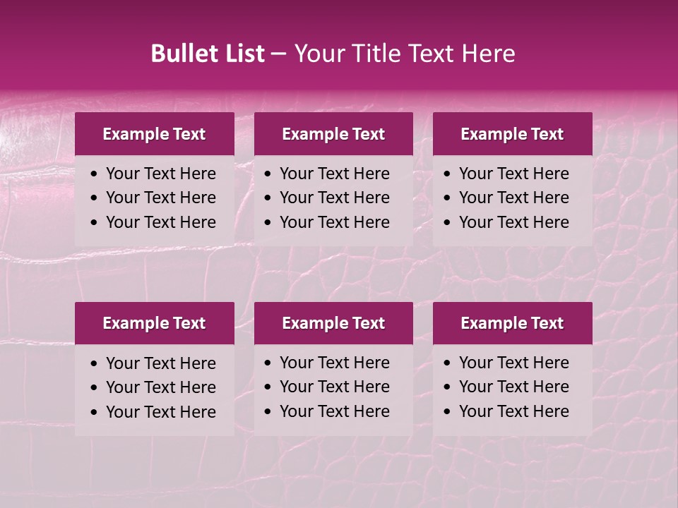 Effect Skin Textured PowerPoint Template