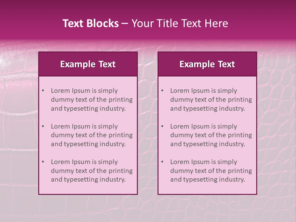 Effect Skin Textured PowerPoint Template