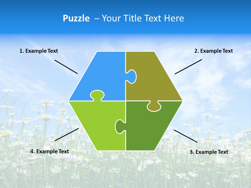 Sunlight Sun Floral PowerPoint Template