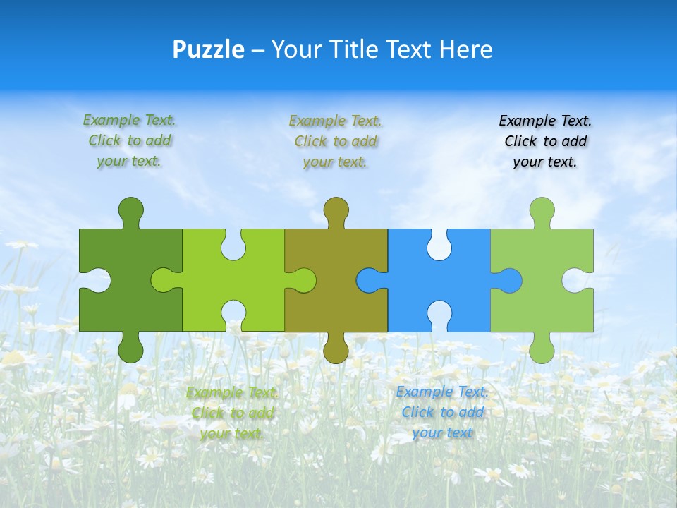 Sunlight Sun Floral PowerPoint Template