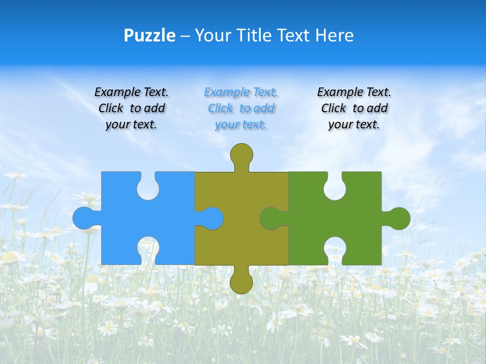 Sunlight Sun Floral PowerPoint Template