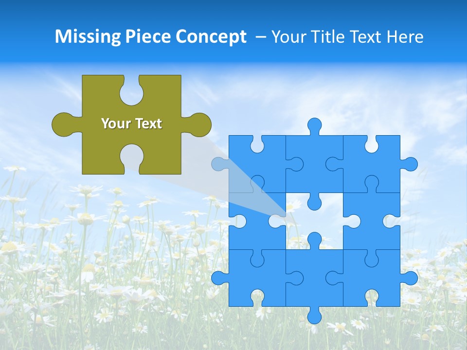 Sunlight Sun Floral PowerPoint Template