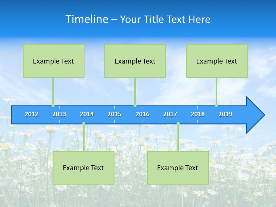 Sunlight Sun Floral PowerPoint Template