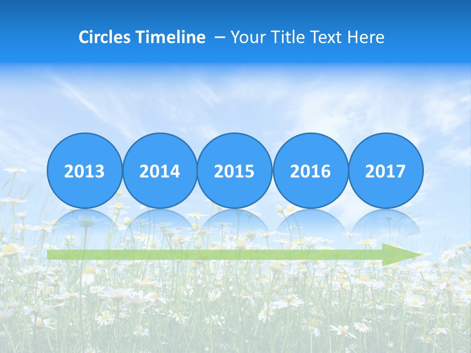 Sunlight Sun Floral PowerPoint Template